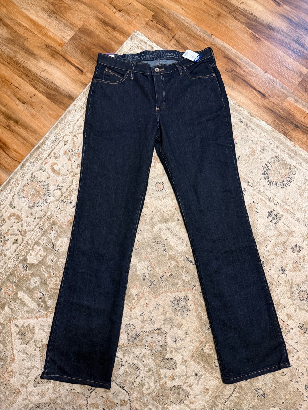 Wrangler Dark Indigo Flare Jeans - Deep Blue